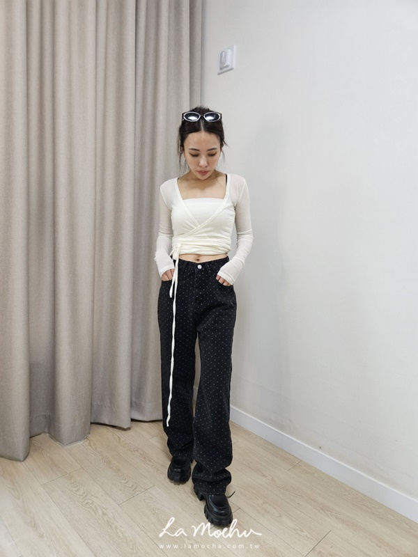 交叉綁帶上衣SET(闆娘清單)